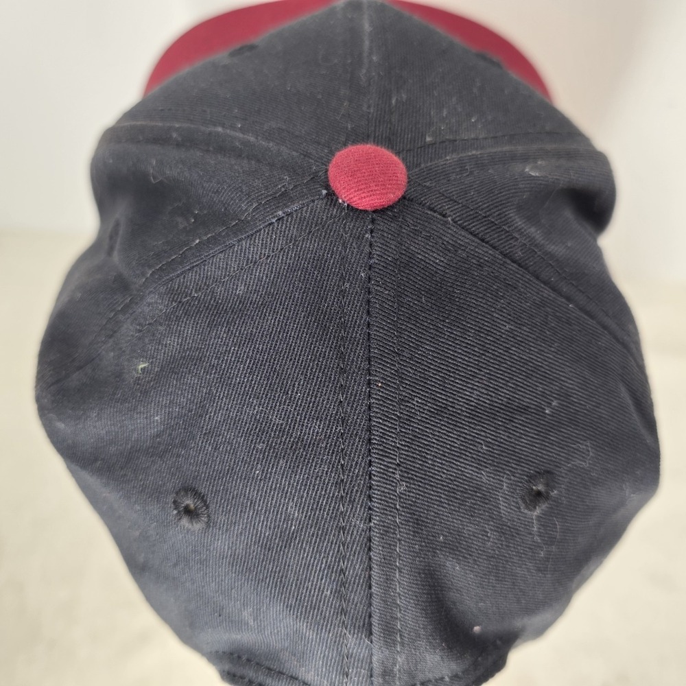 Vintage Nike Hat Cap Snap Back Black Red Swoosh Baseball World Class Athletes - Picture 11 of 14